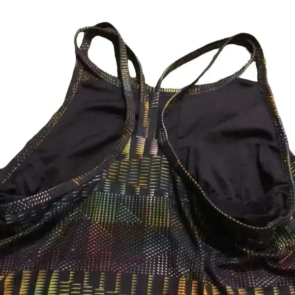 Patagonia Common Threads Women’s Multicolor Rainbow Geometric Active Tank SMALL - Picture 3 of 4